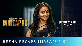 Beena Recaps Mirzapur | Rasika Dugal | Amazon Original | Oct 23