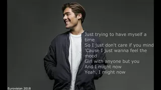 Benjamin Ingrosso - Dance You Off - Sweden - Eurovision 2018 (With Lyrics)