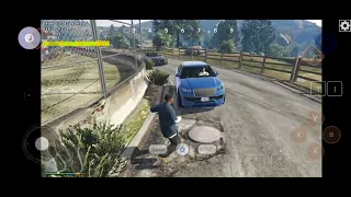 Grand Theft Auto V Normal Set 40 To 30 FPS Test 3 Mobox Windows Emulator For Android Offline