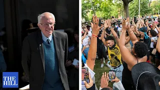 Bernie Sanders celebrates the landmark Juneteenth bill