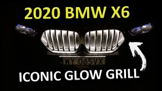 BMW X6 illuminated grill Iconic Glow / front and rear lights / interior ambient lighting