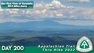 AT Thru Hike Day 200 - We Get Our Very First View of Katahdin