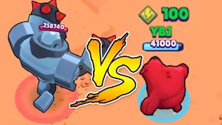 100 ENERJİ HİPER AYI VS ROBOT! (KİM ALIR ?) Brawl Stars