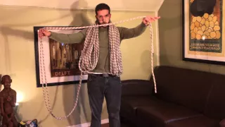 How to Coil Your Rope - the butterfly and mountaineer's coil.