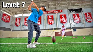 Golfing vs Kicking A Football To Discover MAX Distance