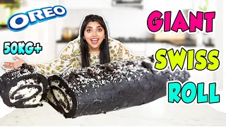 Making the WORLD'S Biggest OREO Roll 🍫 | दुनिया का सबसे बड़ा ओरियो रोल  | Rs 10000