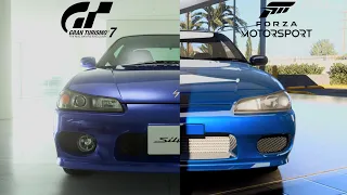 Gran Turismo 7 Vs FM 2023 - Shorts Comparison of Nissan Silvia S15 - Good & Ugly Model