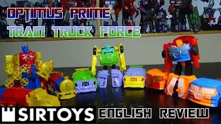 Video Review for the Optimus Prime Train Truck Force