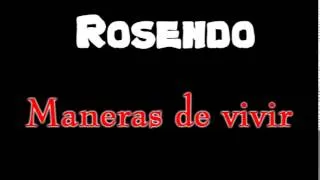 Rosendo - Maneras de vivir