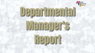 2024 Annual Meeting -- Departmental Manager Report