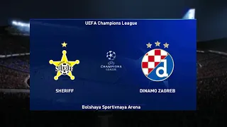 ⚽ Sheriff vs Dinamo Zagreb ⚽ | UEFA Champions League (17/08/2021) | PES 2021