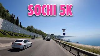 Driving in Sochi, Russia - 5K Video - Follow Me