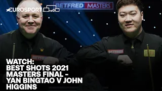 Watch: Yan Bingtao v John Higgins | Best Shots Final - 2021 Masters | Snooker | Eurosport