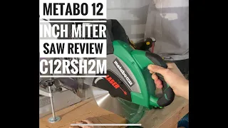 Metabo 12 inch sliding compound miter saw unboxing and full review