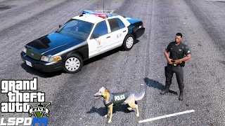 GTA 5 LSPDFR #776 LAPD K9 Unit Live Patrol - Ford Crown Victoria