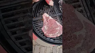 Steak on the Weber Grill.