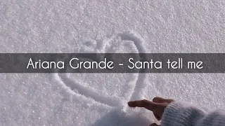 Ariana Grande - Santa tell me[RUS-sub](перевод)