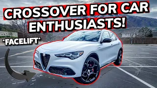 HERE'S WHY the 2024 ALFA ROMEO STELVIO is the FUNNEST LUXURY CROSSOVER you can BUY!