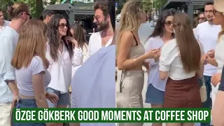 Özge yagiz and Gökberk demirci Good Moments at Coffee Shop
