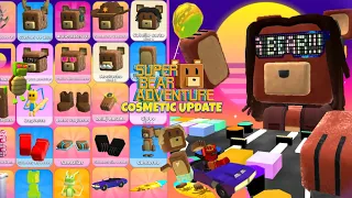 ¡¡NUEVOS COSMETICOS, ZONAS Y MEJORAS!! //Super Bear Adventure 11.0.0