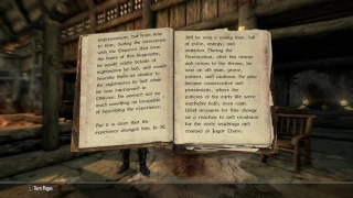 The Elder Scrolls 5 Skyrim Snowball Reads "Life of Uriel Septem VII