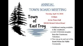 2024 Annual Town Board Meeting