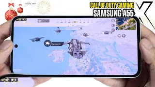 Samsung Galaxy A55 test game Call of Duty Mobile CODM | Exynos 1480, 120Hz Display