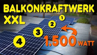 MINI PV-ANLAGE mit mehr POWER! ⚡️ So habe ich es gemacht! 😉