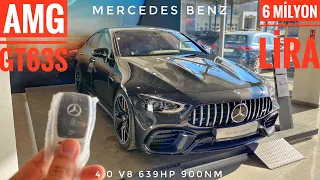 TR’DE EN PAHALI ARABA MI? | MERCEDES BENZ AMG GT63s 4MATİC | 4.0 639HP 900Nm V8 MOTOR| 6 MİLYON LİRA