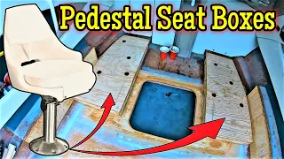 Pedestal Boat Seat Boxes / Base Build & Installation - Boat Restoration