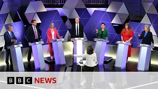 UK election debate sees political parties clash over tax and immigration | BBC News