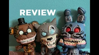 FNAF THE TWISTED ONES FUNKO POP UNBOXING AND REVIEW 2021! | Five Night's at Freddy's Toys Funko POP!