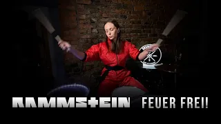 Rammstein - Feuer Frei! (drum cover by Anna Kalashnikova)