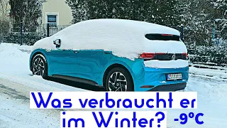 VW ID3 im Winter ❄️ Wie weit kommt er wirklich? E- Auto bei Minusgraden