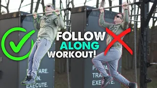 Follow Along Pull Up Workout! 5 Pull Up Minimum! | Michael Eckert