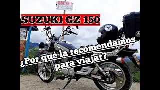 SUZUKI GZ  150| ¿POR QUÉ LA RECOMENDAMOS PARA VIAJAR?| TODOS SUS DETALLES|