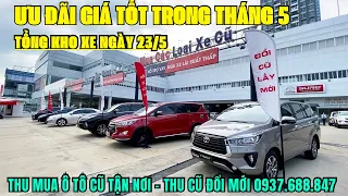 Nhiều xe ưu đãi GIÁ TỐT trong tháng 5 | Tổng kho xe ô tô cũ 23/5 Toyota Tân Cảng |@xecumiennam2306