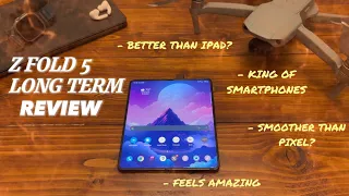 Galaxy Z Fold 5 Long Term Review. (iPhone users perspective) -1st Video!