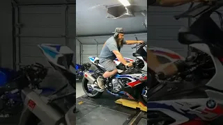 Bmw s1000rr m pro on the dyno test