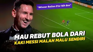 GOCEKAN BALON D'OR‼️Detik Detik Lionel Messi "BODOHI" Pemain OGC Nice Sampai Jatuh Tersungkur