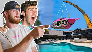 Dropping $100,000 Yacht Into Logan Paul's Pool - Episode 2