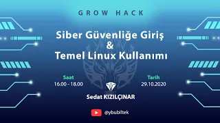 Grow Hack - Siber Güvenliğe Giriş & Temel Linux Kullanımı