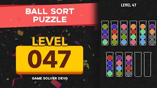 Ball Sort Puzzle Level 47 🧪 Gameplay