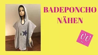 Badeponcho nähen - Kostenloses Schnittmuster & Nähanleitung