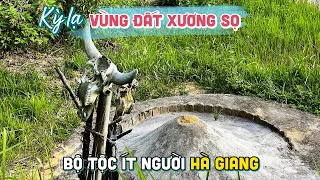 Những ngôi mộ Xương Sọ trắng toát của Bộ Tộc ít người trên đỉnh núi ở Hà Giang