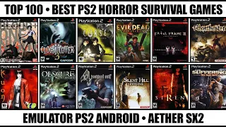 Top 100 Best Horror Games For PS2 | Best PS2 Games | Emulator PS2 Android