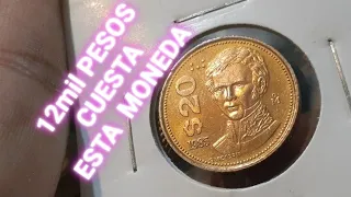 12mil PESOS ESTA MONEDA, no la encontraras