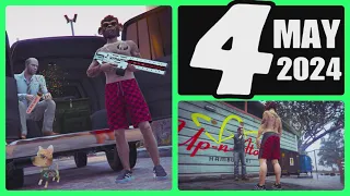 The Gun Van location & Street Dealers today May 4 2024 in GTA 5 (no RAILGUN this week)