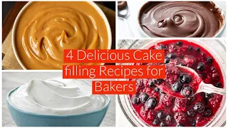 4 EASY AND DELICIOUS CAKE FILLINGS FOR EVERY BAKER