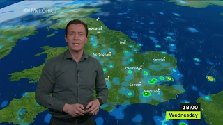 Tuesday evening forecast 25/04/17